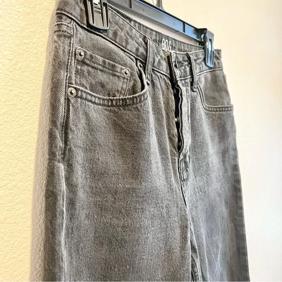 BDG Urban Outfitters Dillon Jeans Slim Fit Raw Hem Ankle Black Womens Sz 28 Boho - Picture 4 of 11